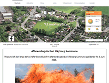 Tablet Screenshot of ellinge.dk